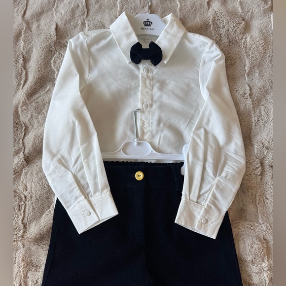 Elegant Kids Formal Shirt and Pants Set